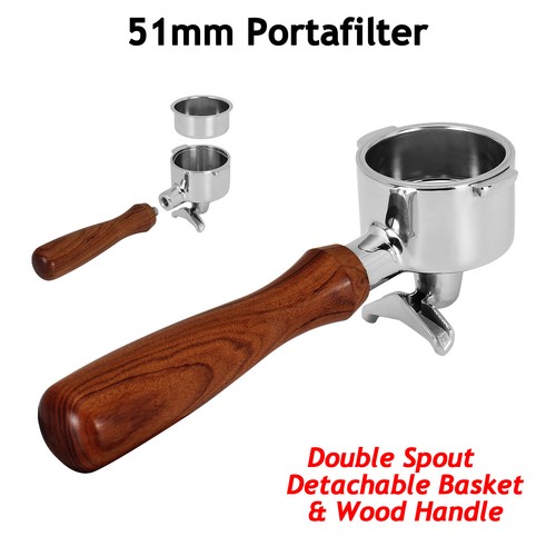 51mm espresso portafilter - 51mm,