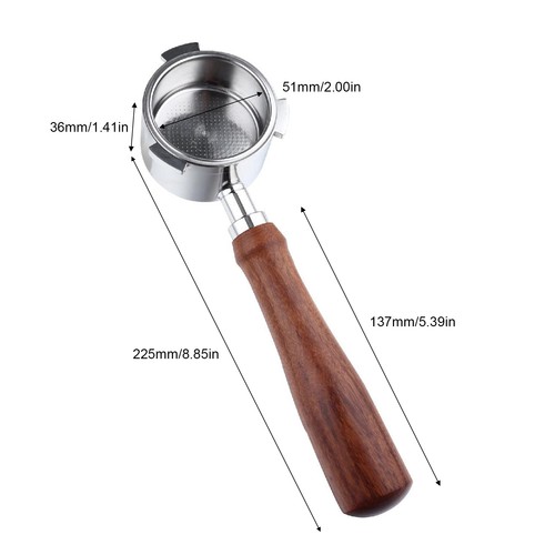 51mm bottomless portafilter - bottomless,