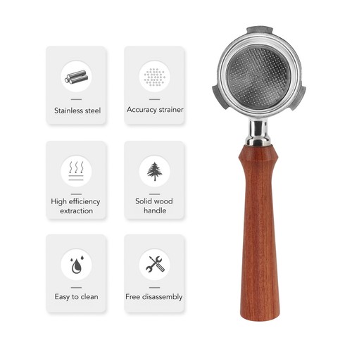 51mm bottomless coffee - 51mm,
